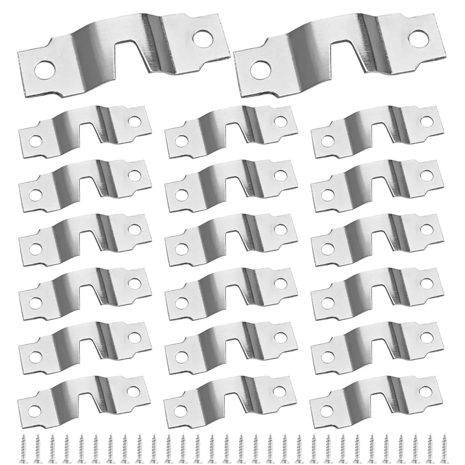 Sawtooth Picture Hangers Heavy Duty Single-notch Precision With Screws Hanging Solutions For Clock Paintings Artwork Frame Hook Photos(sawtooth Hangers)