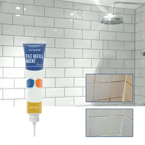 JAYSUING Tile Grout Waterproof and Anti-Mold for Apartment Kitchen and Bathroom Floor Joint Repair and Filling