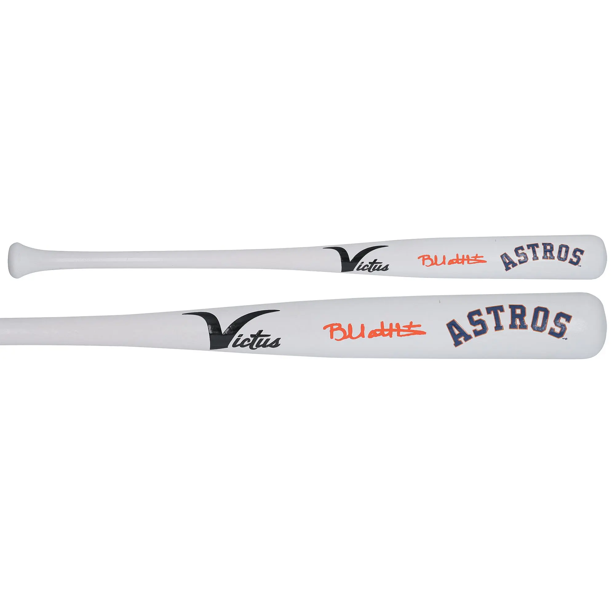 Brice Matthews Houston Astros Autographed Victus Team ID Mini Bat - Fanatics Authentic Certified