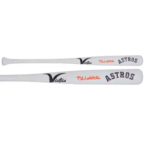 Brice Matthews Houston Astros Autographed Victus Team ID Mini Bat - Fanatics Authentic Certified