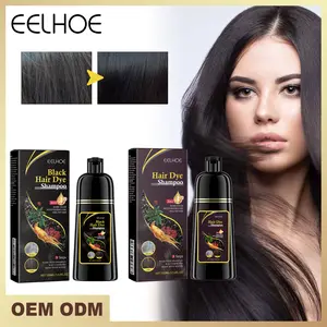 EELHOE White to Black Dyeing Shampoo (natural brown) Polygonum multiflorum essence moisturizing, cleaning, repairing, black and soft hair shampoo