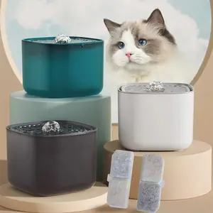 3L Large Capacity Cat Water Dispenser, USB Powered Silent Automatic Pet Drinking Fountain, Filtered Fresh Water, Suitable for Indoor Cats Dogs, Automatic Water Feeder