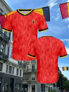 Belgium Home Football Jersey 2026, Latest Print Design, Breathable Fabric, Quick-Dry Comfort, Perfect Gift for Sports Enthusiasts, Sport Top