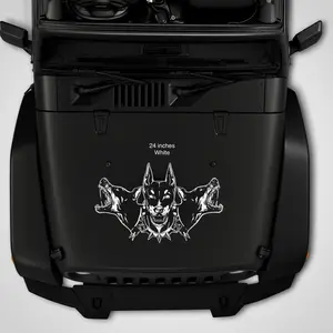 Cerberus Three Headed Dog . Decal Sticker - 16 Inches Wide - Car Exterior - Outdoor Vinyl - Available in 4 Sizes