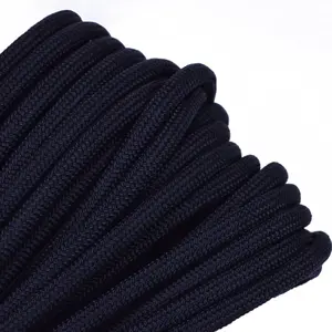 Bored Paracord 550 Type III Parachute Cord - Black, 100 Feet