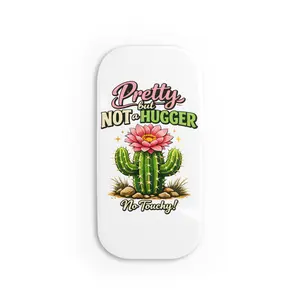 Pretty But Not A Hugger Cactus Phone Grip | Click-On Phone Grip
