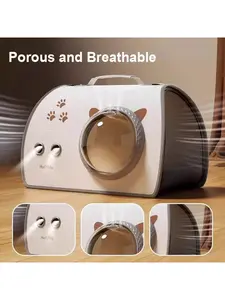 Portable Pet Carrier Backpack for Cats, Single Shoulder with Double-sided Opening, Large Capacity & Breathable Pet Supply, Luggage and Travel Bag, Suitcase Luggage Bag