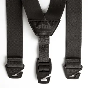Upfitter® Belt Loop Suspenders - Deluxe - Black