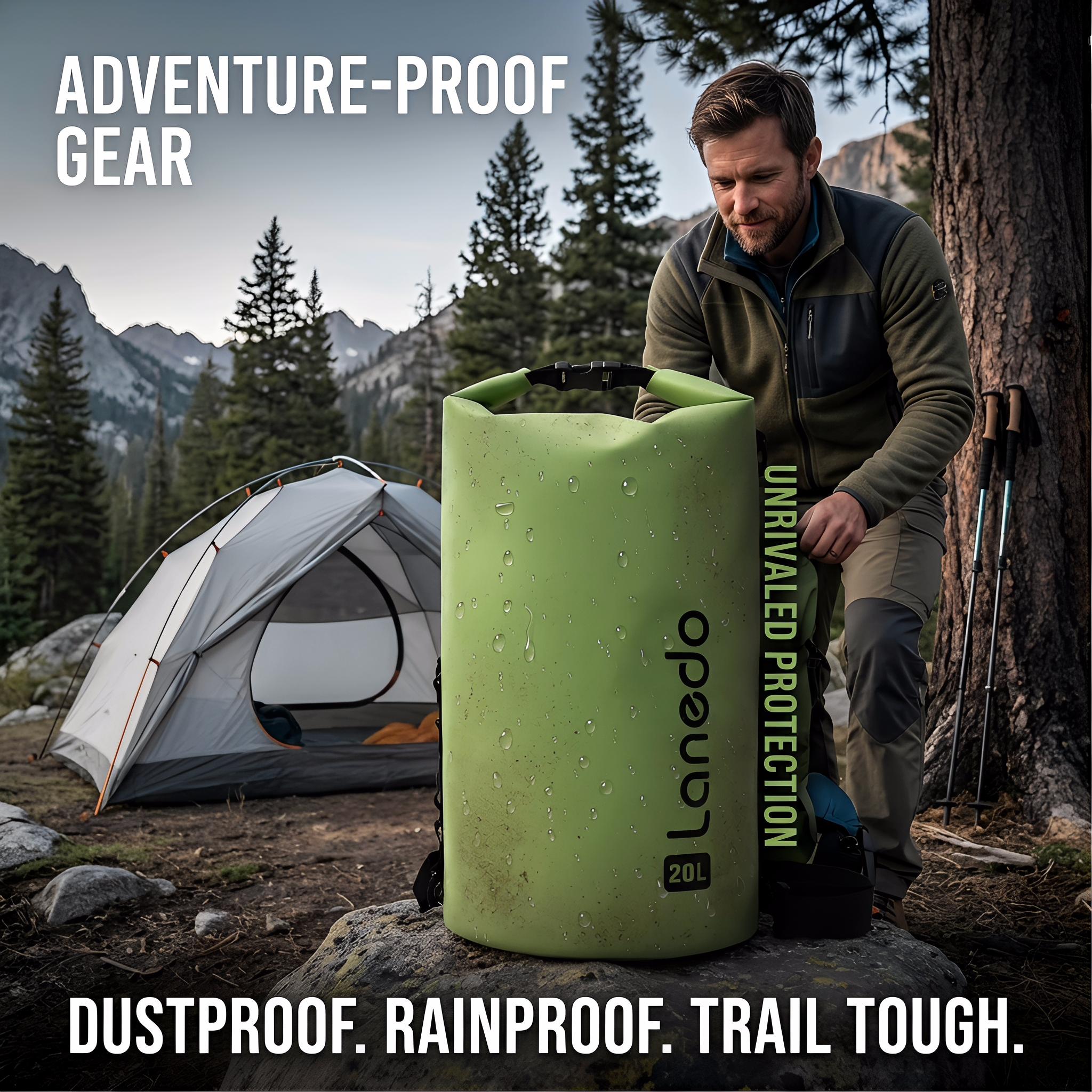 20L/30L Dry Bag Large Waterproof Bag Roll-Top Heavy Duty Fishing Duffel Bag with Durable Straps for Kayaking Paddle boarding Boating Rafting Fishing