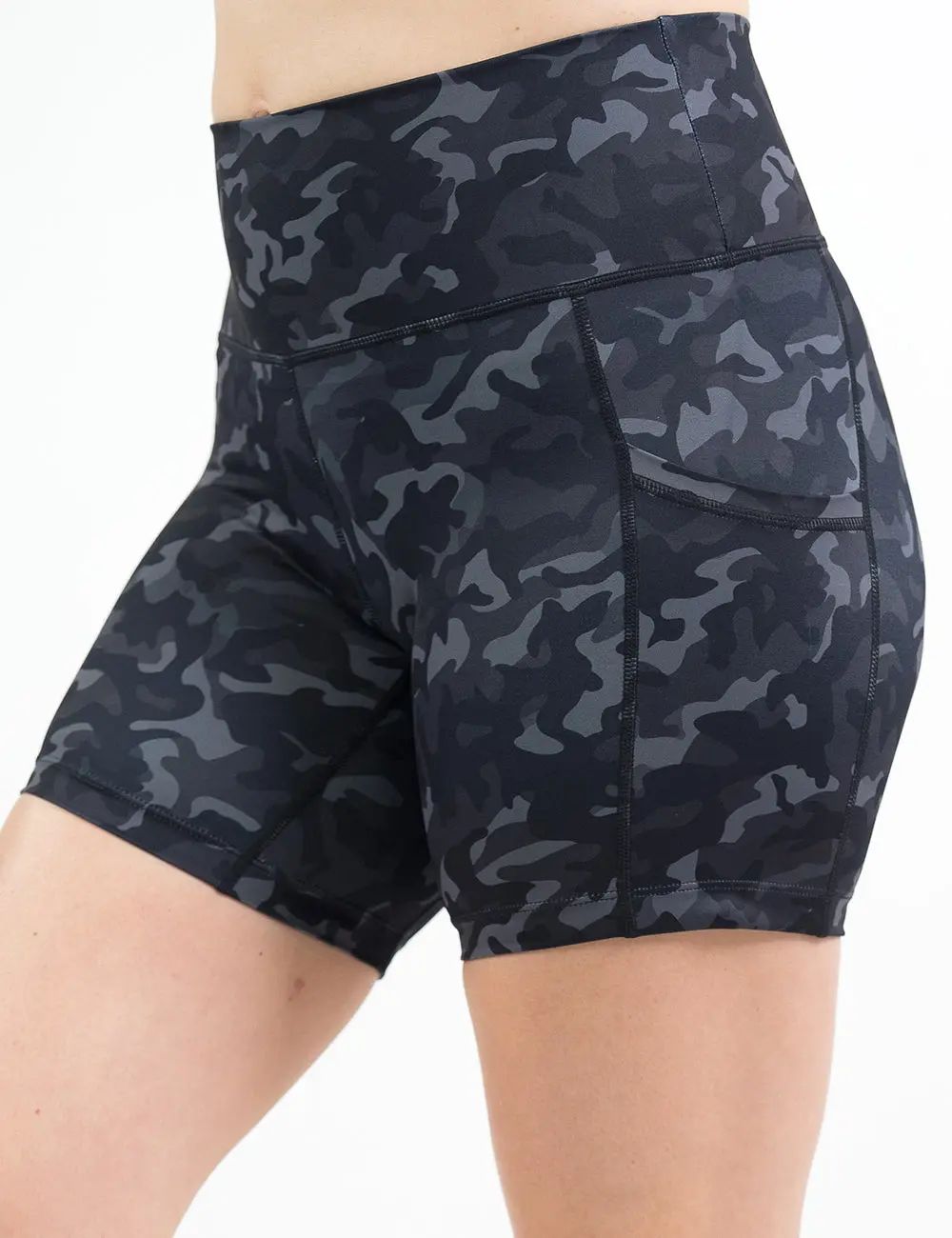 CVG Stealth Women's Outdoor Sports Shorts - Compression Fit, Breathable, Quick-Dry, Deep Pockets, Silicone Grip, Multi-Size Athletic Bottoms