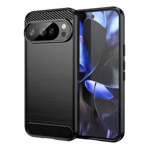 For Google Pixel 10 / Pixel 10 Pro / Pixel 10 Pro XL Carbon Fiber Texture Pattern TPU Case - Durable Phone Accessories Protection