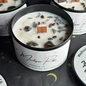 New Beginnings Candle - Scented like Fresh Lemongrass - Hand Poured 100% Soy Wax Jar