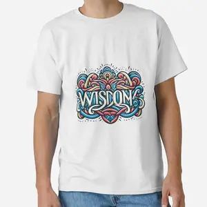 Wisdom, Typography Classic T-Shirt SY4