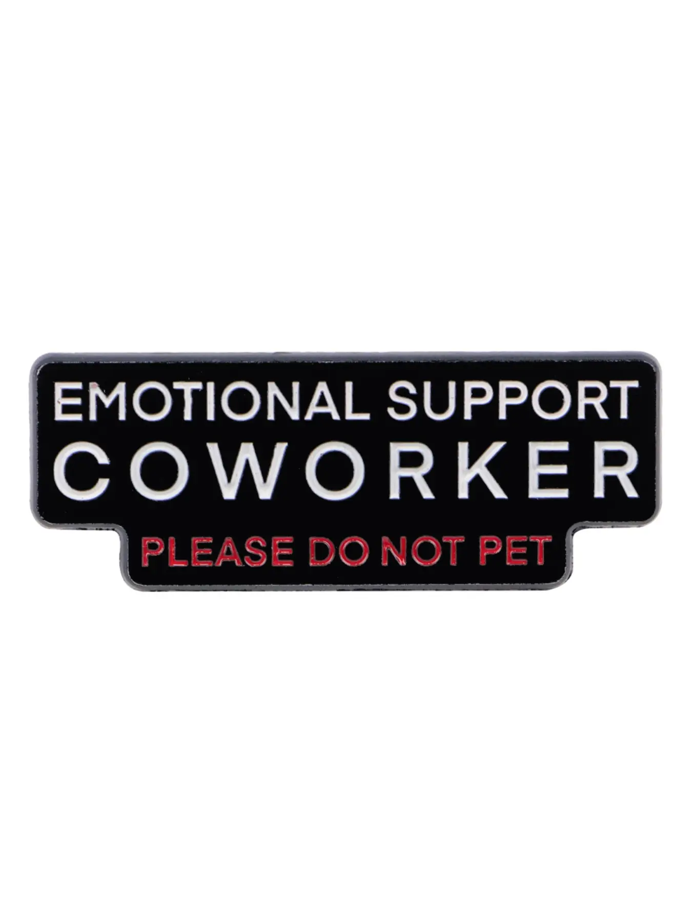 Emotional Support Coworker Lapel Pin,Zinc Alloy Badge, Office Humor Badge, Workplace Self-Parody Style, Funny Accessory for Backpack Decoration, Funny Pins