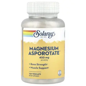 Solaray Magnesium Asporotate™, 120 VegCaps (200 mg per Capsule)