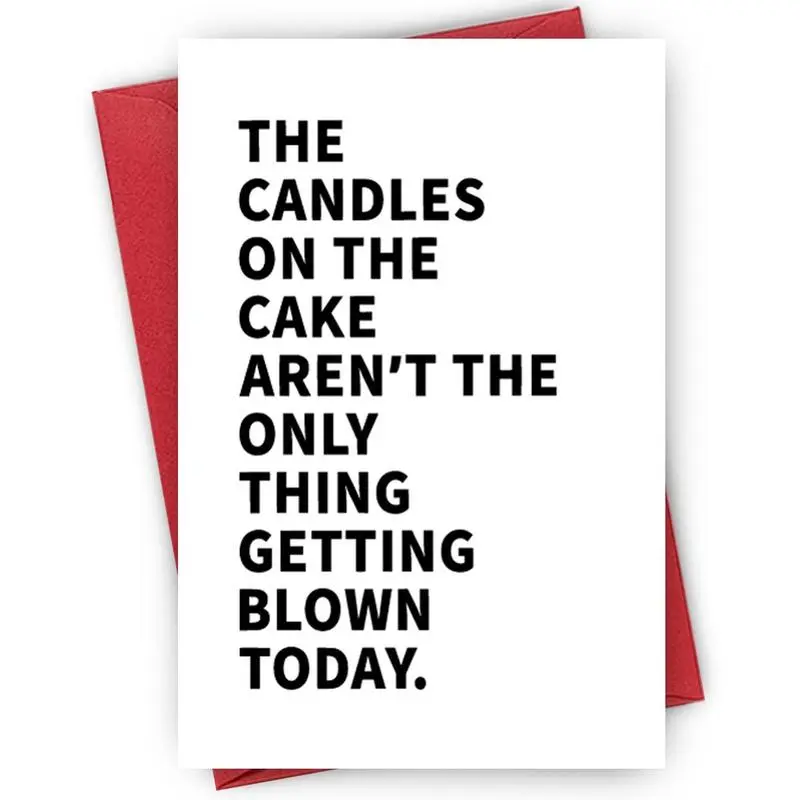 Birthday Greeting Card, 1/3/50pcs Birthday Card, Greeting Card for Adult Birthdays, Anniversaries, Valentine's Day, and Small Business, Fun Party Cards