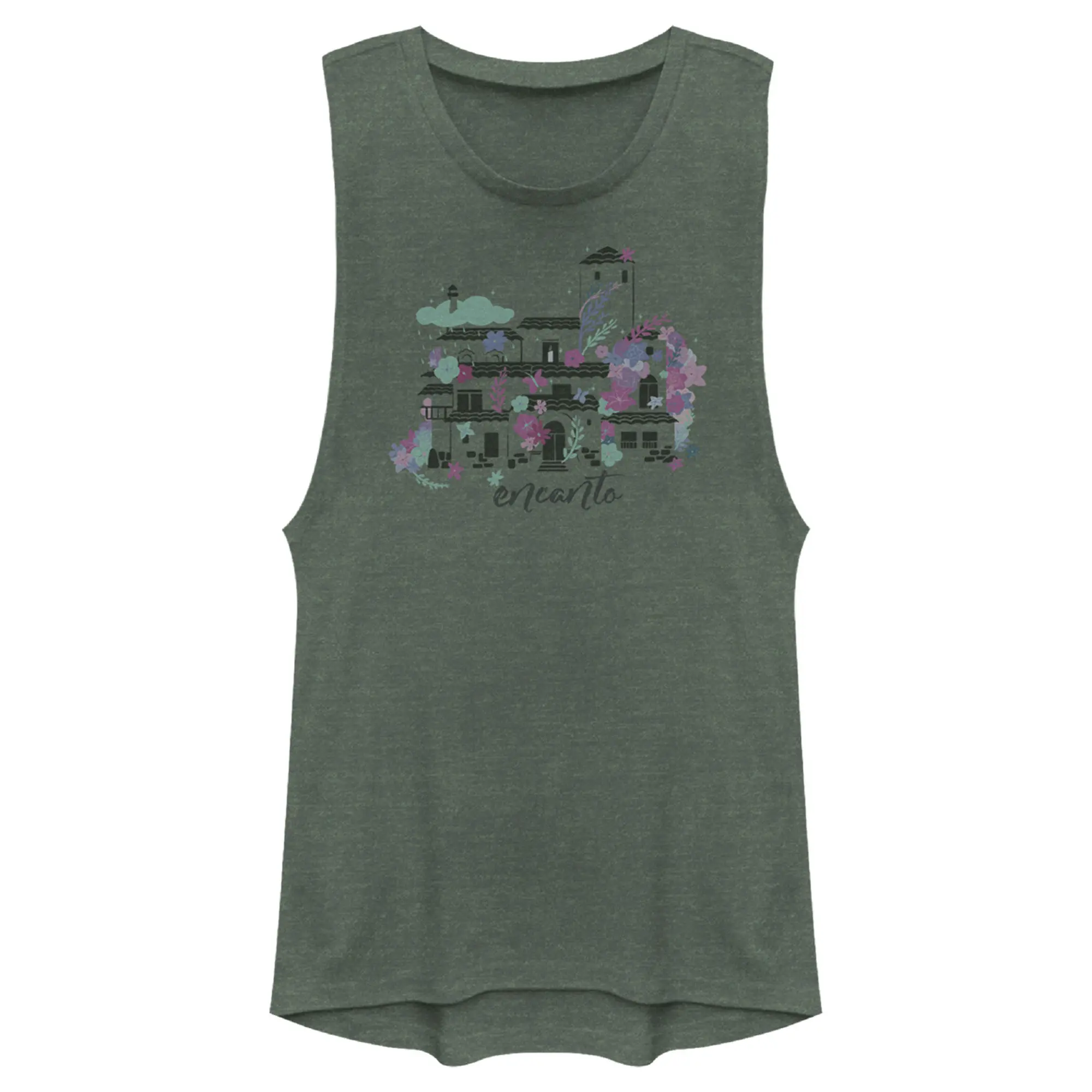 Juniors Womens Encanto The Magical Home Festival Muscle Tee