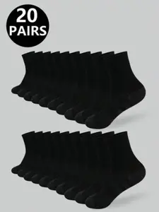 Men's Socks 10/20 Pairs, Long Tube Socks for Fall Winter, Basketball Sports Mid-Calf Socks, Fashion Versatile Casual Running Socks, Slouch Socks