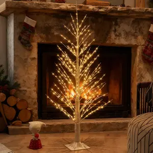 LED  Trees 4FT 450L Warm White Fairy Lights, Lighted Trees for Indoor Outdoor  Thanksgiving Christmas Holiday Decoration