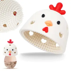 Silicone Egg Cleaning Brush, Effective Egg Washer for Chicken and Duck Eggs, Durable and Easy-To-Use Kitchen Egg Cleaning Tool, Model Xinghao 1