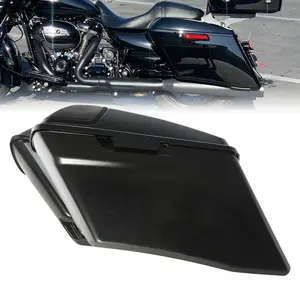 TCMT Unpainted 4" Extended Hard Saddlebags W/ Latch Fit For Harley Electra Road Glide 2014-2024