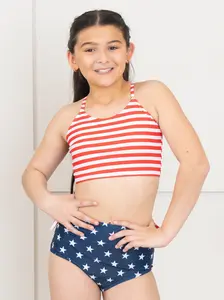 Patriotic Halter Swimsuit
