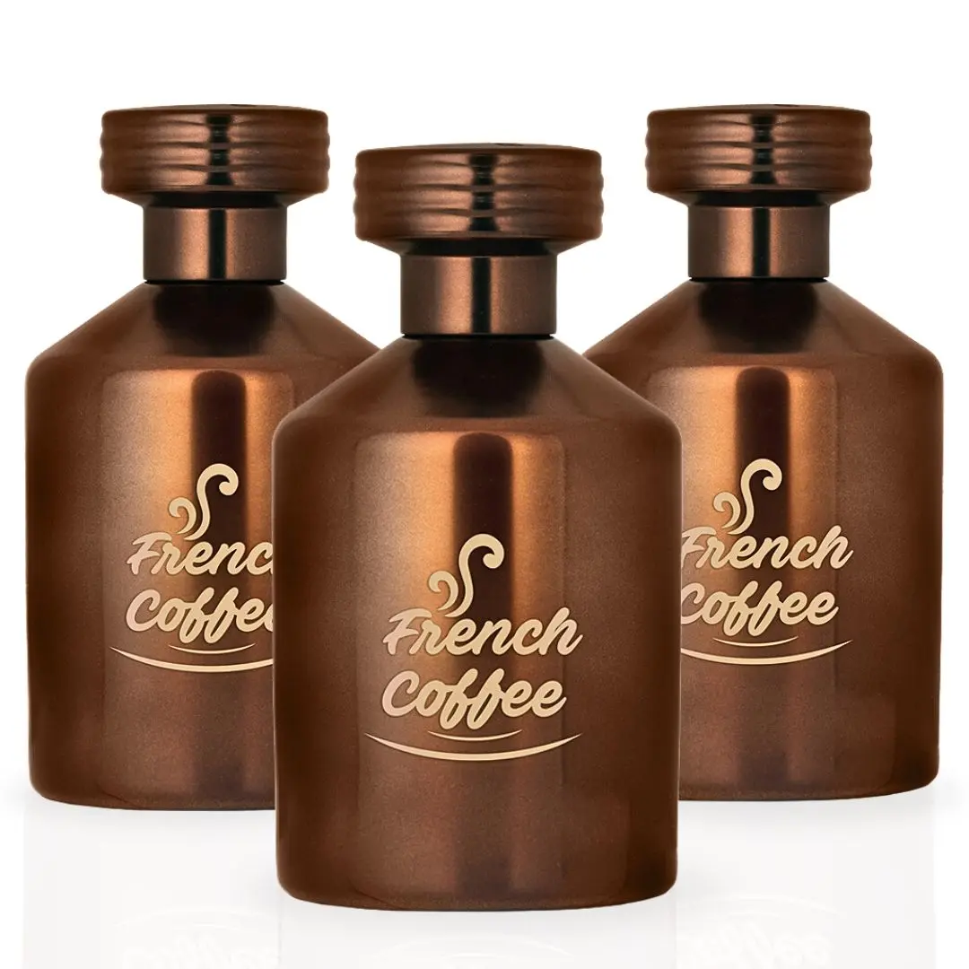 French Coffee Perfume EDP Spray 100ML (3.4 OZ) By Al-Rehab | Rich cappuccino, cocoa, caramel, and cinnamon indulgence. (PACK OF 3) French Coffee Perfume EDP Spray 100ML (3.4 OZ) By Al-Rehab | Rich cappuccino, cocoa, caramel, and cinnamon indulgence. (PACK OF 3)