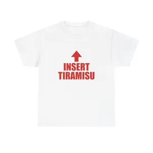 Insert Tiramisu arrow T-Shirt | Funny Food Tee