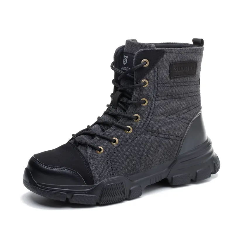 SUADEX Unisex Steel Toe Boots Comfortable Lightweight  display picture 3