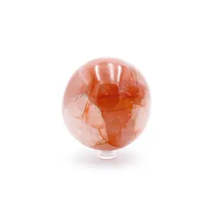Fire Quartz Spheres - Natural Stone Decorative Ornaments
