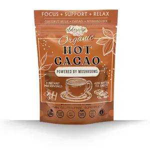 Hot Cacao | Hot Chocolate | Powered with Mushrooms | Freeze Dried Instant Beverage