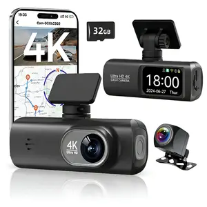💥 Must-Have 4K Dash Cam! Free 32G • GPS • APP • Front & Rear Cam – Zero Disputes!🚗 Non-rechargeable, must be used while plugged in.