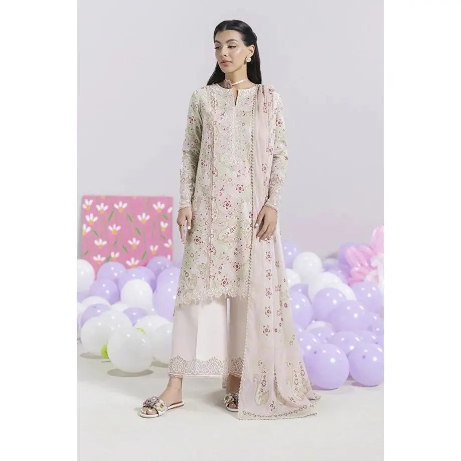Qalamkar - EM-03B Mira 3 Piece Lawn