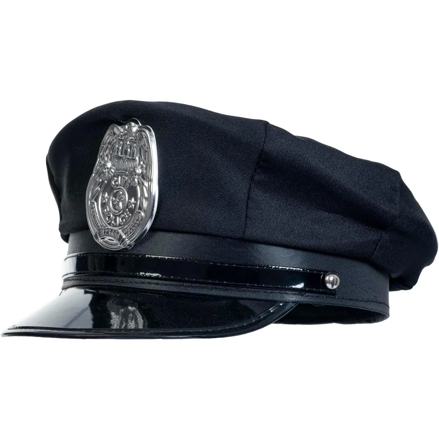 Men  Costume Hat, Adjustable Cop  Hat, Adult  Accessory