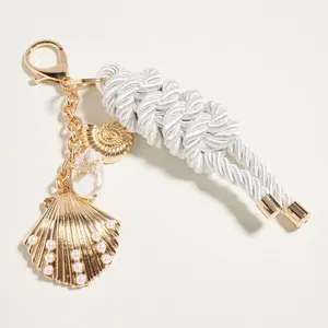 SEASHELL PEARL BAG CHARM