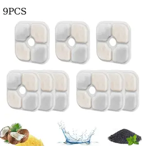 Cat Water Fountain Filters, 9/18PCS Replacement Filter Compatible with PIXI Pet Fountain, Pet Fountain Filter Replacement, Pet Supplies