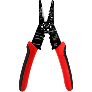 Wire Stripper 10-22 AWG Wire Splicer Cable Stripper Multipurpose Wire Stripping Tool Electrical Wire Pliers with Screw Cutter