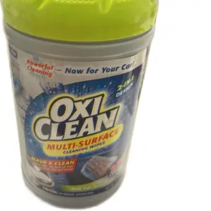 Oxi Clean Multi Surface Cleaning Wipes 2 in 1 Design Powerful Scrub Clean New Car Scent