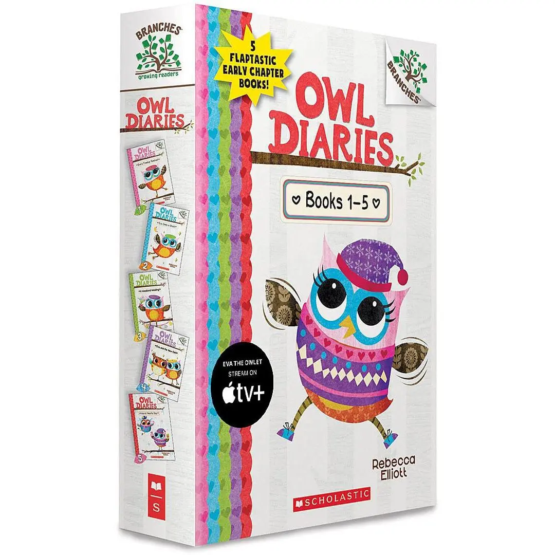 Owl Diaries, Books 1-5: A Branches Box Set -- Rebecca Elliott - Boxed Set