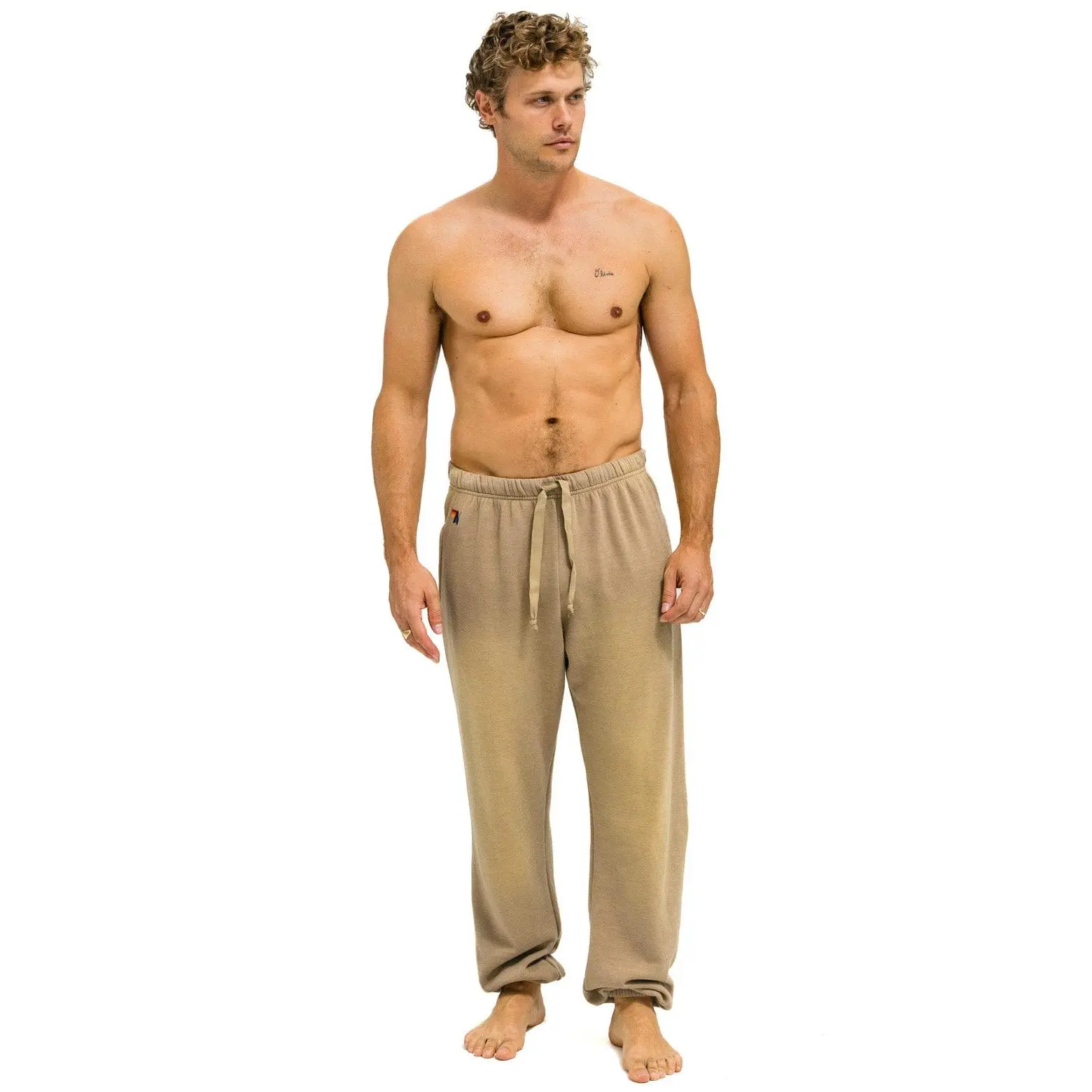 ESSENTIAL SWEATPANTS - FADED TAN