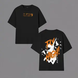 Hinata Shoyo Fly High Anime T-Shirt – Haikyuu Anime Graphic Tee for Karasuno Fans