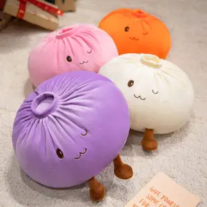 Love Buns Plush Toys Meat Bun Doll Body Pillows Food Cushions Dumpling Shaped Photo Props Decorative Items Gifts for Home Garden