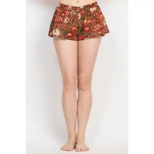 Mushroom Print Beach Shorts