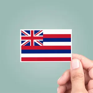 Hawaii HI State Flag Sticker Vinyl Decal