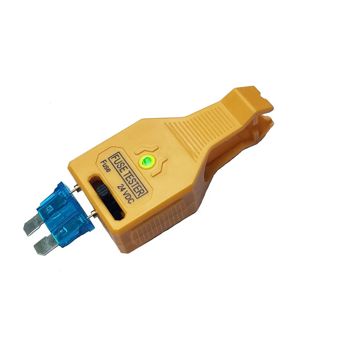 24V Car Fuse Tester & Puller, Automotive Fuse Testing Tool for ATO ATC ATM Blade & Glass Tube Fuses, Easy Fuse Removal Tool for Finding Blown Fuses in Car Fuse Boxes, Auto Diagnostic Tool