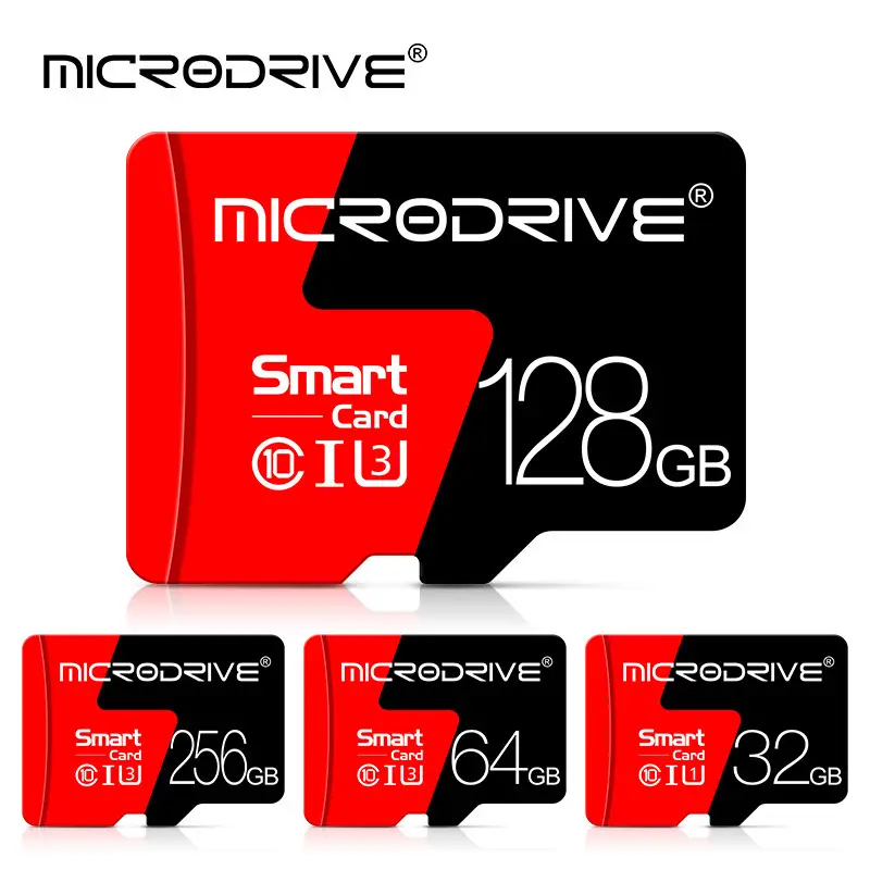 MICRODRIVE High Speed Micro SD Memory Card + Adapter for Smartphone Camera Drone Switch Tablet Security Sports Action Camera Gaming Consoles