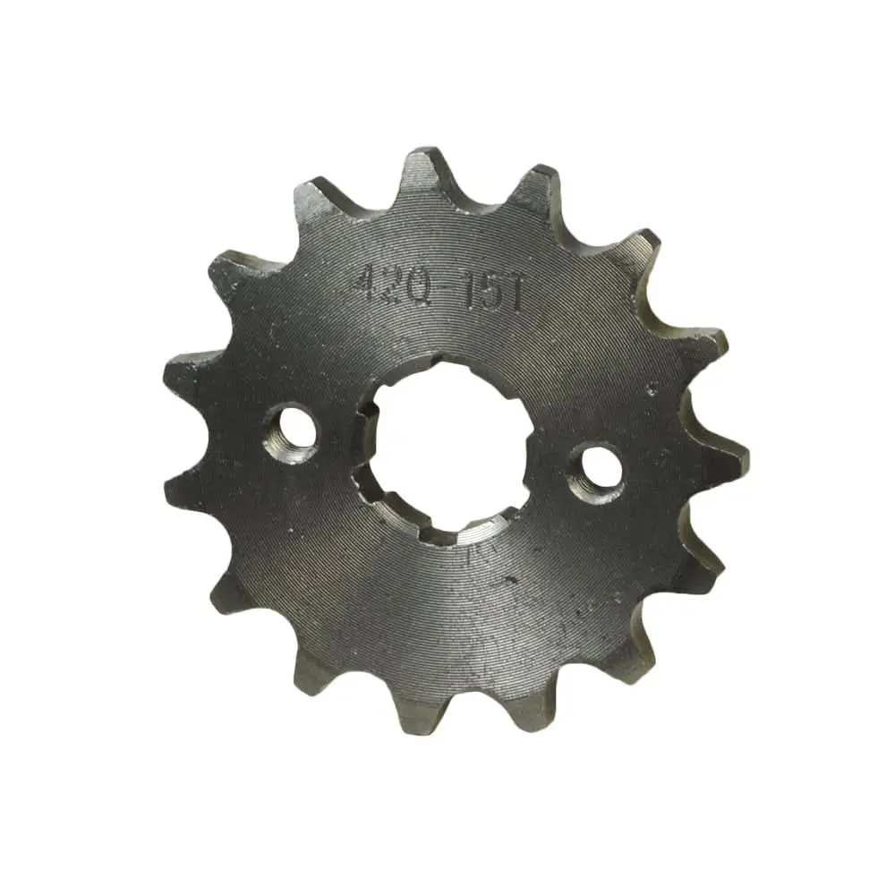 #420 Chain - 15 Tooth Front Sprocket for 50cc, 110cc, 125cc, & 140cc Pit Dirt Bikes & ATVs with 20 mm Shaft