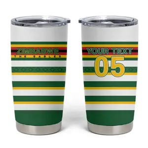 Zimbabwe Rugby Custom Tumbler Cup Sables National Pride