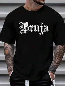 100% Cotton Bruja Dia De Muertos Mexican Halloween Witch Latina T-Shirt Women's Men's Graphic Tee Crew Neck summer vacation Tops