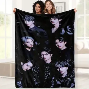 Poster for the Stranger Incident character, featuring a soft flannel blanket. Suitable for all seasons, it can be used on sofas, bedroom beds, offices, camping and traveling. An ideal choice as a gift for friends. warm blanket